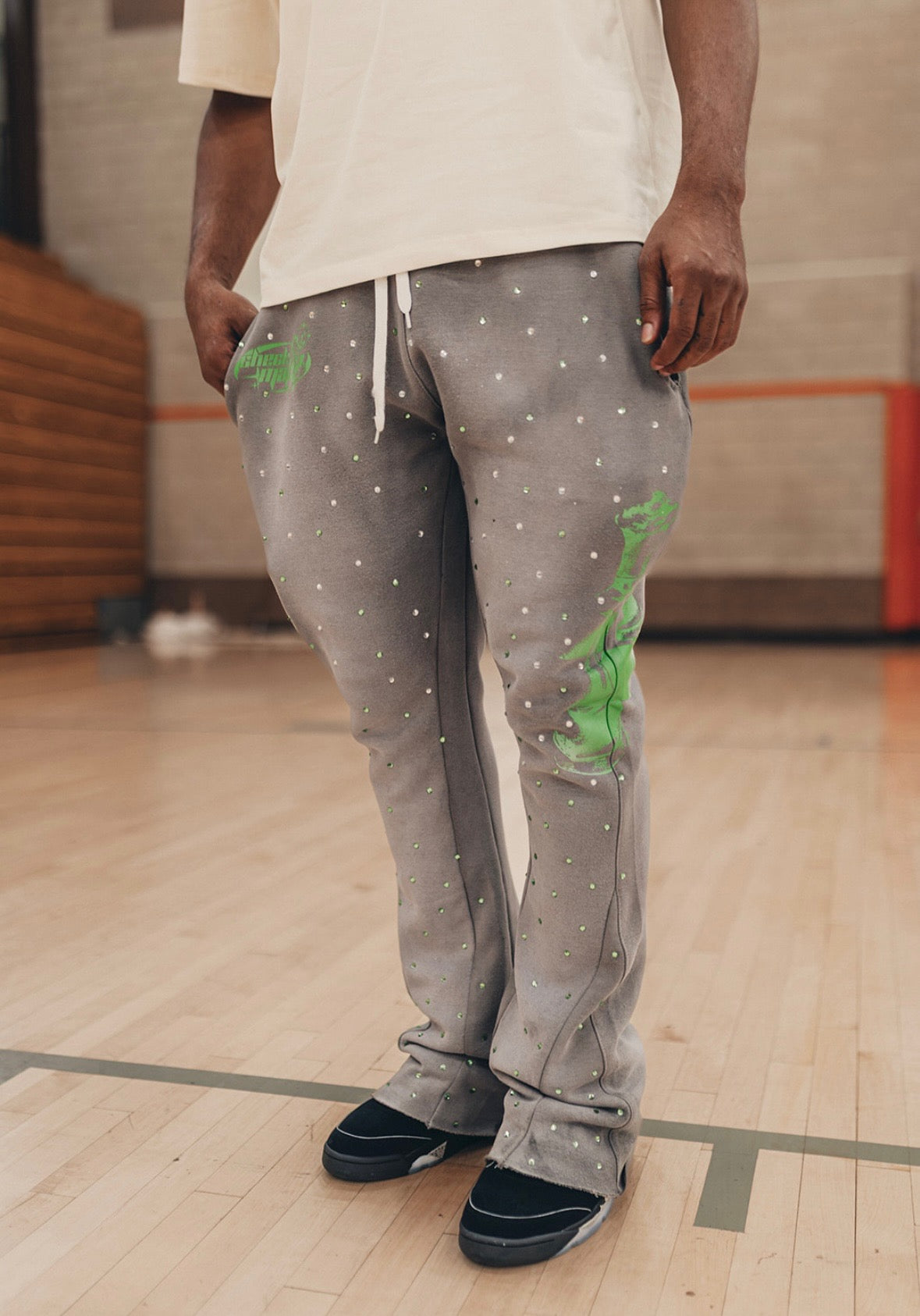 "Checkmate Couture Flare Pants"
