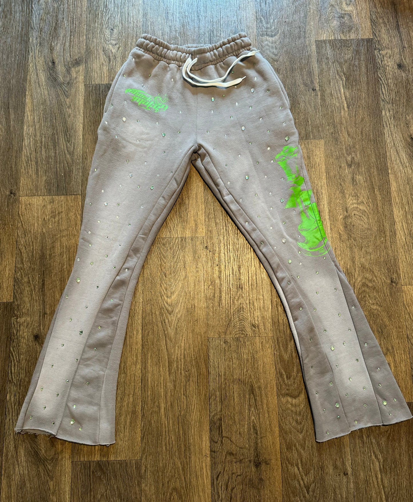 "Checkmate Couture Flare Pants"